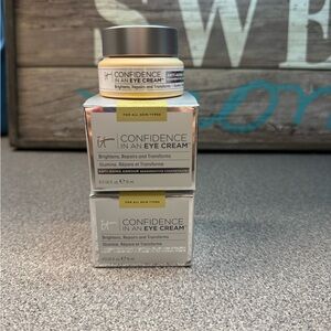 IT Cosmetics Confidence in an Eye Cream - Silver and Cream